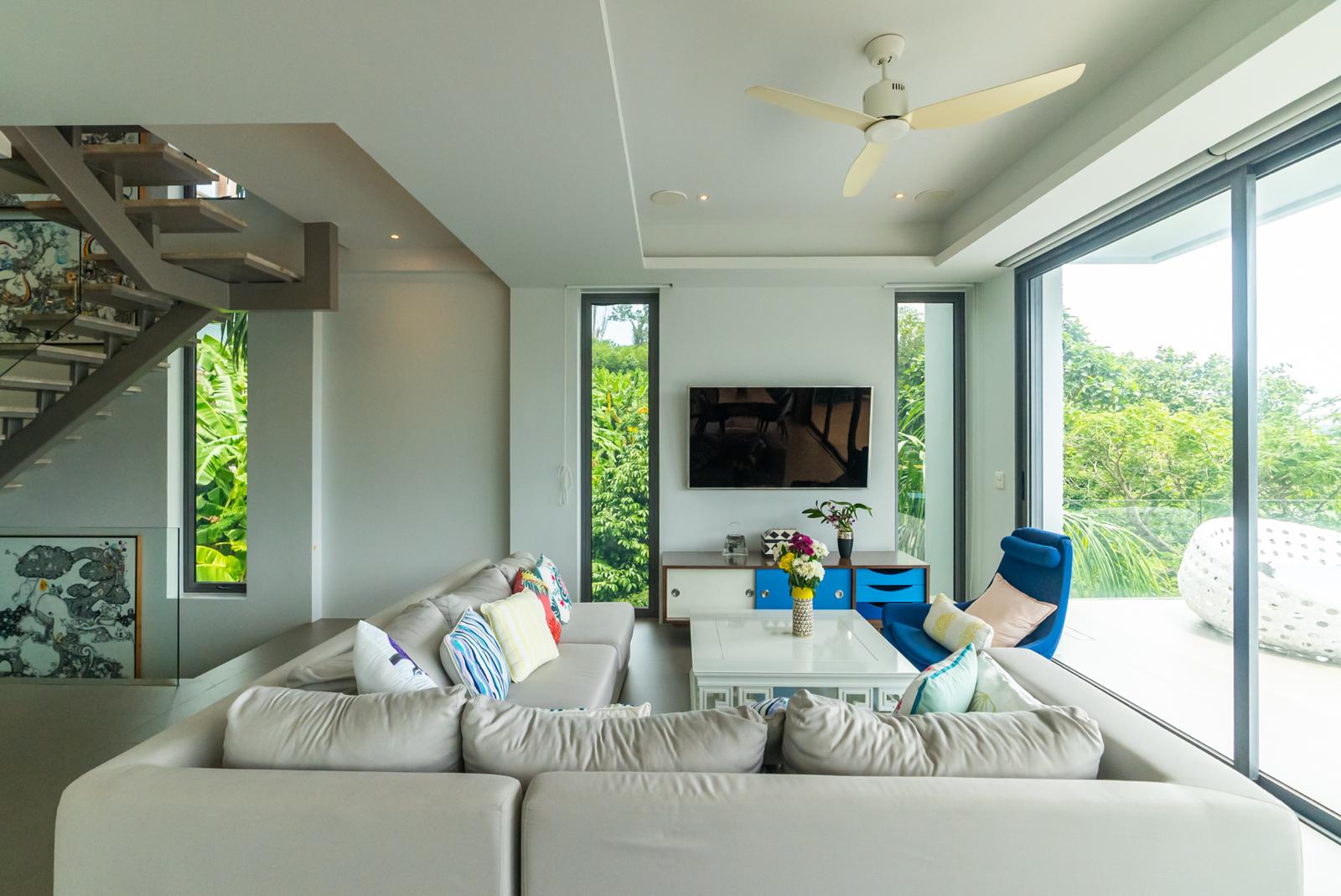 Patong 5 Bedroom Pool Villa living room 2