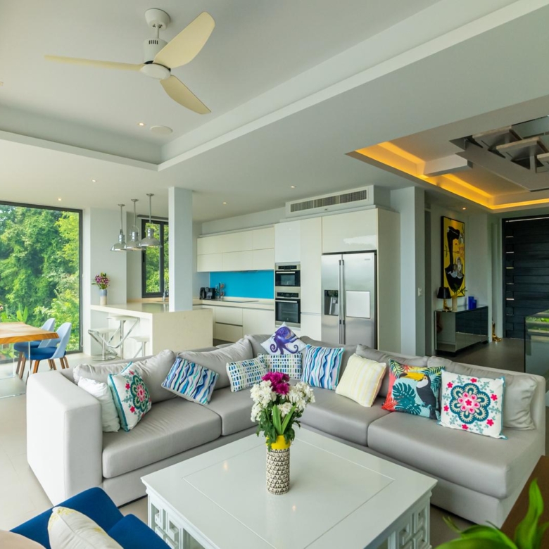 Patong 5 Bedroom Pool Villa living room 3