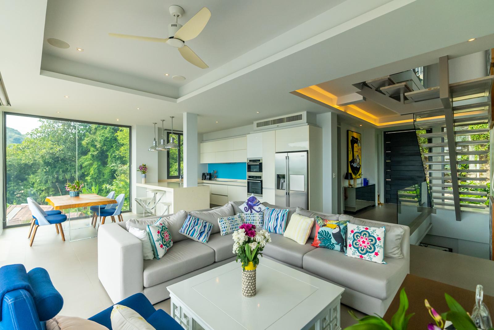 Patong 5 Bedroom Pool Villa living room 3