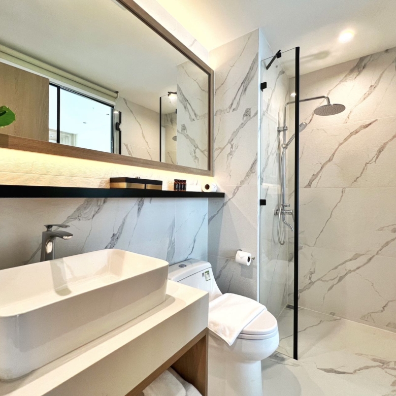 Studio bathroom Laya resort Phuket