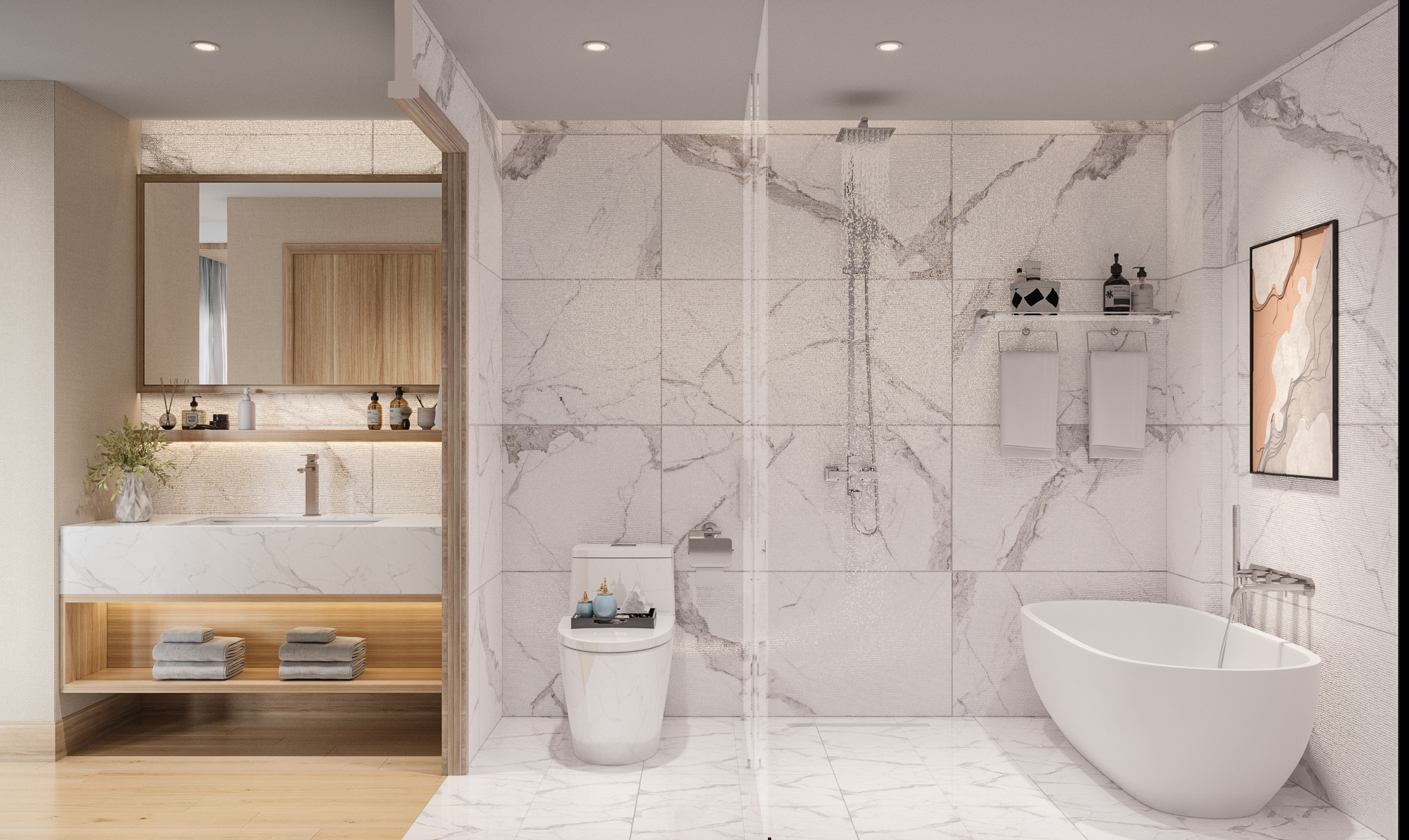 Laya resort 2 Bedroom Condo bathroom