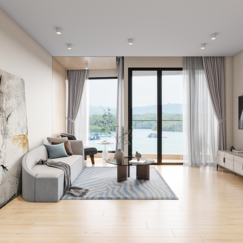 Laya resort 2 Bedroom Condo living room